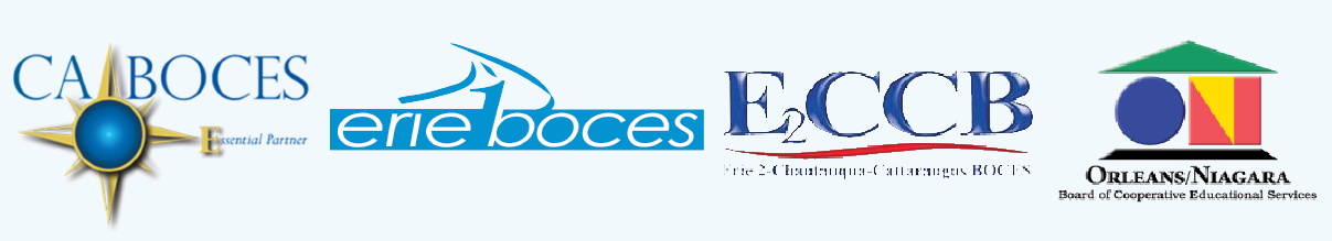 logos for CA BOCES, Erie 1 BOCES, Erie 2 BOCES and Orleans Niagara BOCES